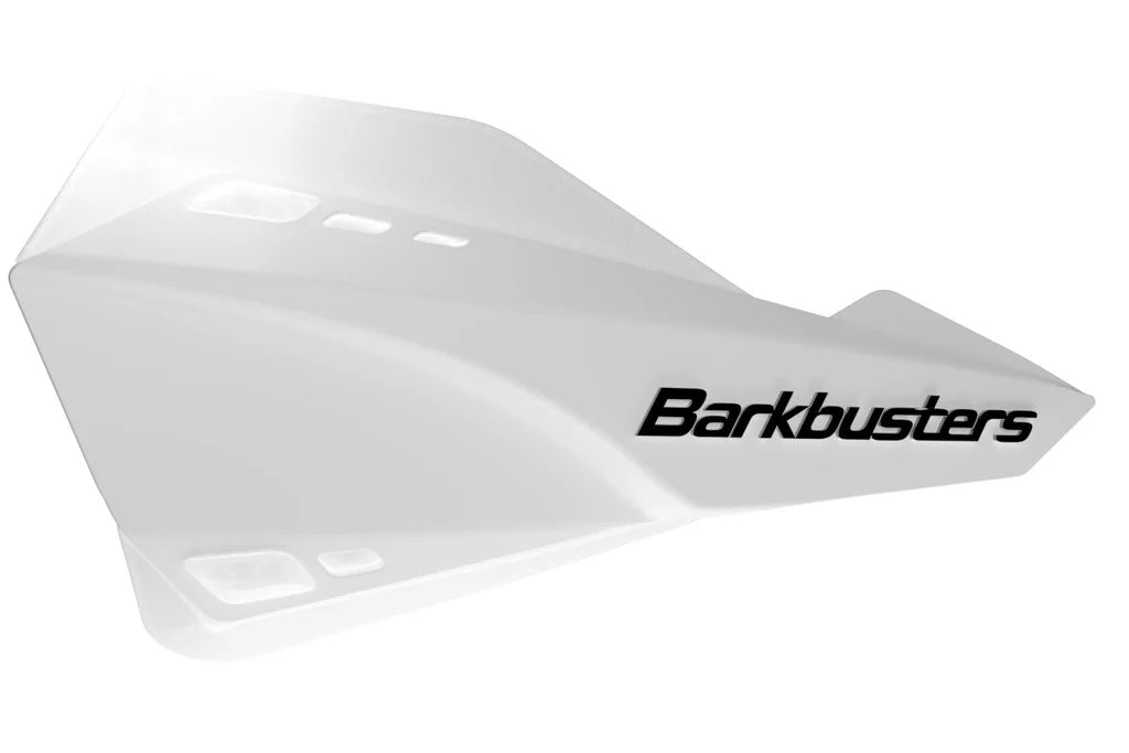 BARKBUSTERS SABRE MX/ENDURO HANDGUARDS – WHITE (WITH DEFLECTORS IN WHITE)