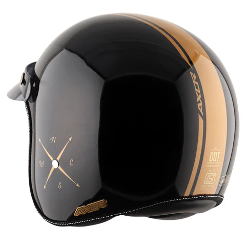 AXOR RETRO JET EURO GLOBE HELMET BLACK