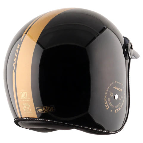 AXOR RETRO JET EURO GLOBE HELMET BLACK