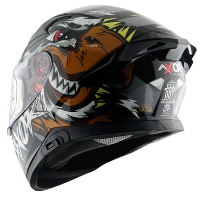 AXOR APEX FALCON HELMET BLACK GREY