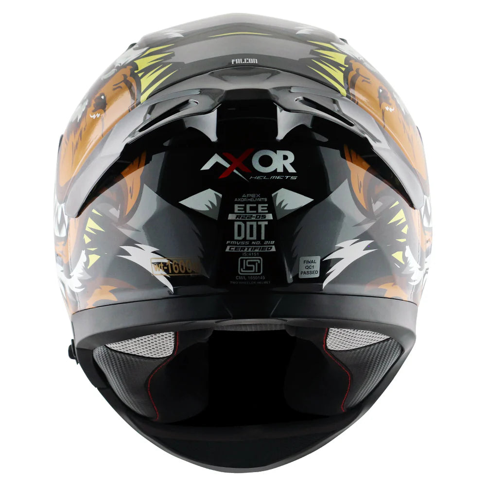 AXOR APEX FALCON HELMET BLACK GREY