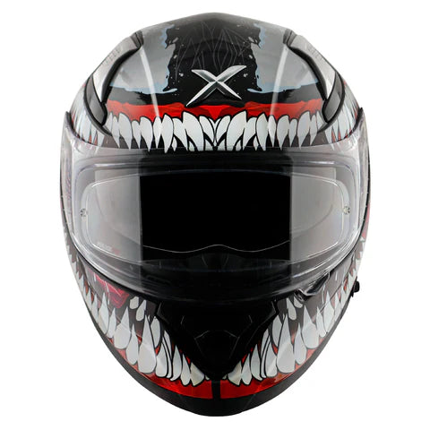 AXOR APEX MARVEL VENOM HELMET BLACK RED