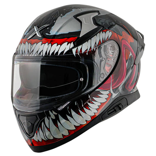 AXOR APEX MARVEL VENOM HELMET BLACK RED