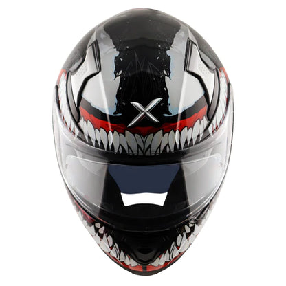 AXOR APEX MARVEL VENOM HELMET BLACK RED