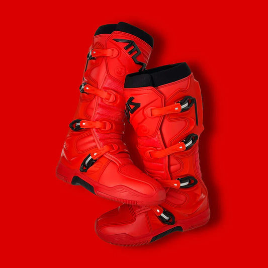 ATLAS BRACE TRACTION BOOTS RED