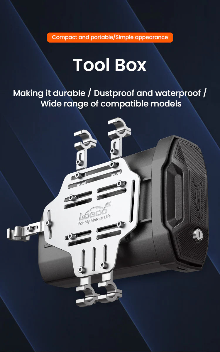 LOBOO TOOL BOX(2.3L) | WATERPROOF| LOCKABLE FOR PANNIER RACKS