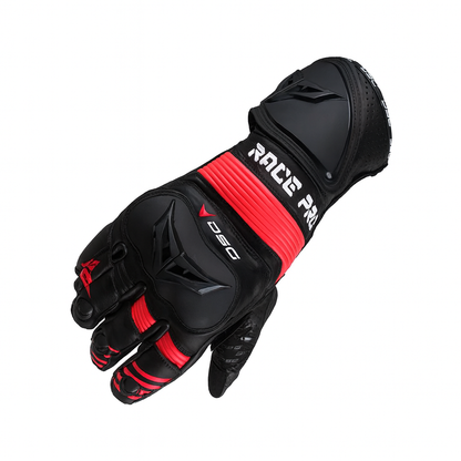 DSG RACE PRO SPORT GLOVES BLACK RED