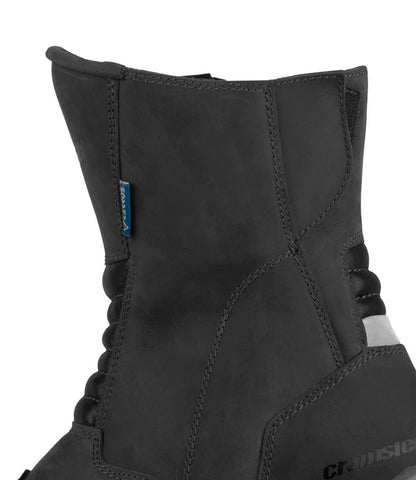 CRAMSTER FLUX MOTORCYCLE TOURING BOOTS- BLACK