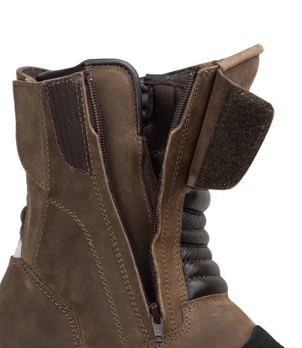 CRAMSTER FLUX MOTORCYCLE TOURING BOOTS- BROWN