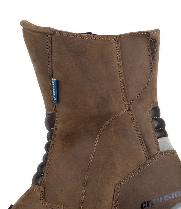 CRAMSTER FLUX MOTORCYCLE TOURING BOOTS- BROWN