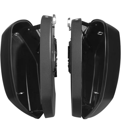 BIKEFORMERS PREMIUM HARD-SHELL MOTORCYCLE SADDLEBAGS – GLOSS BLACK