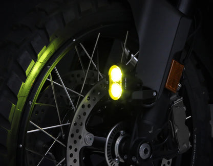 DENALI DL2 Auxiliary LED Lights – Yellow – Lights Only – Set of 2