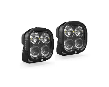 DENALI DL4 LED Lights –White– Lights Only – Set of 2