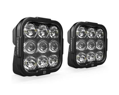 DENALI DL9 Auxiliary LED Lights – White – Lights Only – Set of 2