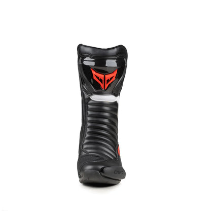 DSG GP-X RIDING BOOTS BLACK RED