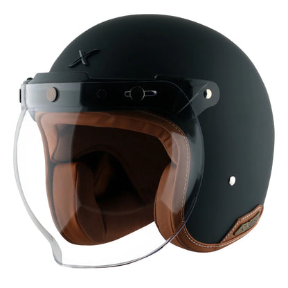 AXOR RETRO JET HELMET DULL BLACK