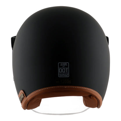 AXOR RETRO JET HELMET DULL BLACK