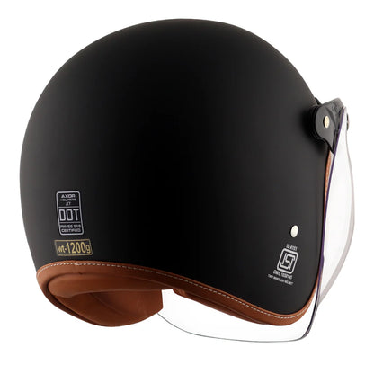AXOR RETRO JET HELMET DULL BLACK