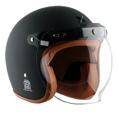 AXOR RETRO JET HELMET DULL BLACK