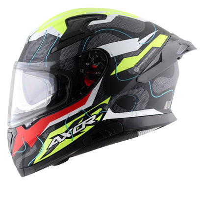 AXOR APEX DYNAMO HELMET DULL BLACK NEON YELLOW