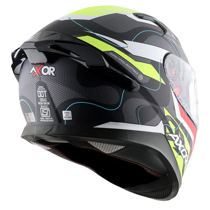 AXOR APEX DYNAMO HELMET DULL BLACK NEON YELLOW