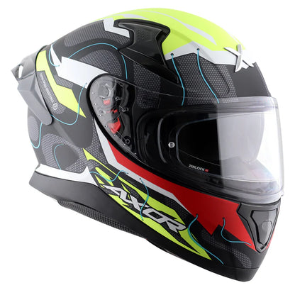 AXOR APEX DYNAMO HELMET DULL BLACK NEON YELLOW