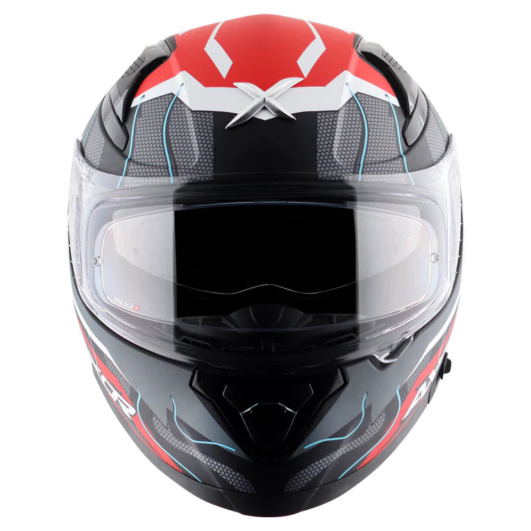 AXOR APEX DYNAMO HELMET DULL BLACK RED