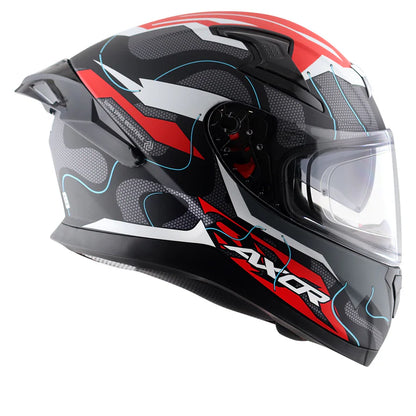 AXOR APEX DYNAMO HELMET DULL BLACK RED