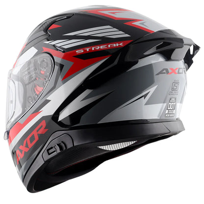 AXOR APEX STREAK HELMET BLACK RED