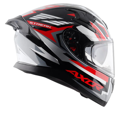 AXOR APEX STREAK HELMET BLACK RED