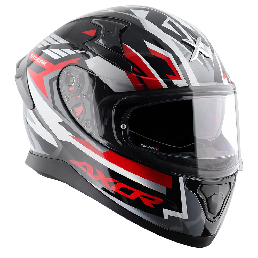 AXOR APEX STREAK HELMET BLACK RED