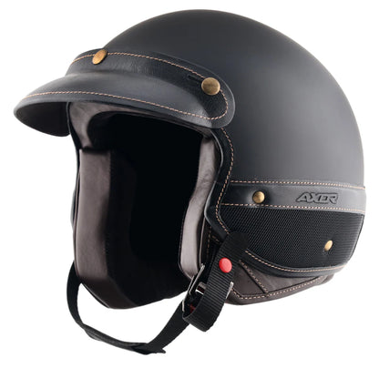AXOR RETRO JET ALPHA HELMET DULL BLACK
