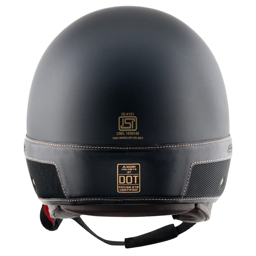AXOR RETRO JET ALPHA HELMET DULL BLACK
