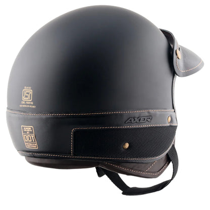 AXOR RETRO JET ALPHA HELMET DULL BLACK