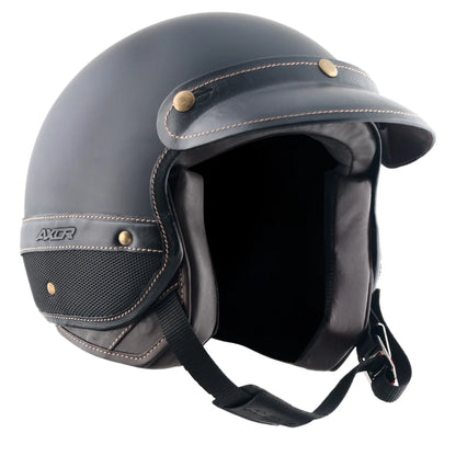 AXOR RETRO JET ALPHA HELMET DULL BLACK