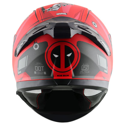 AXOR APEX MARVEL DEADPOOL HELMET DULL RED BLACK