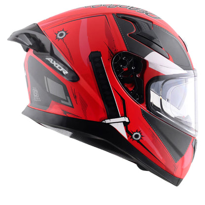AXOR APEX MARVEL DEADPOOL HELMET DULL RED BLACK