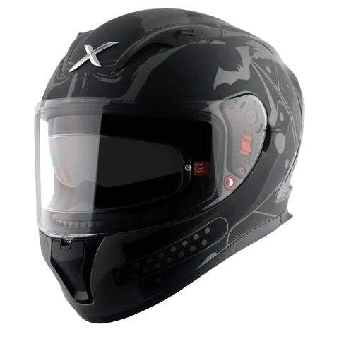 AXOR STREET DC BATMAN HELMET DULL ANTHRACITE BLACK