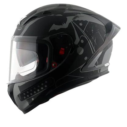 AXOR STREET DC BATMAN HELMET DULL ANTHRACITE BLACK