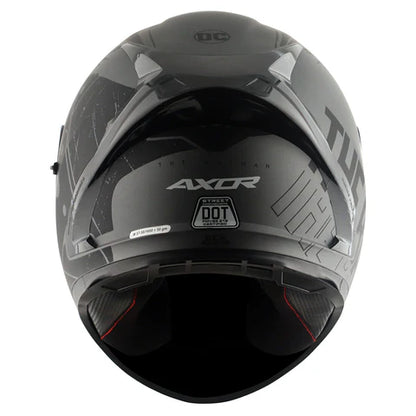 AXOR STREET DC BATMAN HELMET DULL ANTHRACITE BLACK