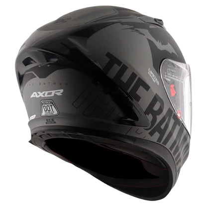 AXOR STREET DC BATMAN HELMET DULL ANTHRACITE BLACK