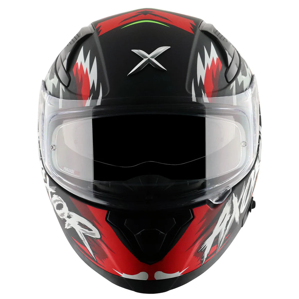 AXOR APEX FALCON HELMET DULL BLACK RED