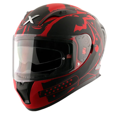 AXOR STREET DC BATMAN HELMET DULL RED BLACK