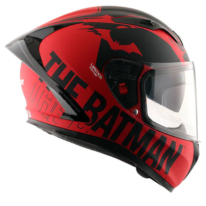 AXOR STREET DC BATMAN HELMET DULL RED BLACK