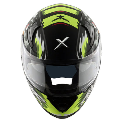 AXOR APEX FALCON HELMET DULL BLACK NEON YELLOW