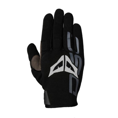 DSG ALPHA AIR RIDING GLOVES BLACK WHITE