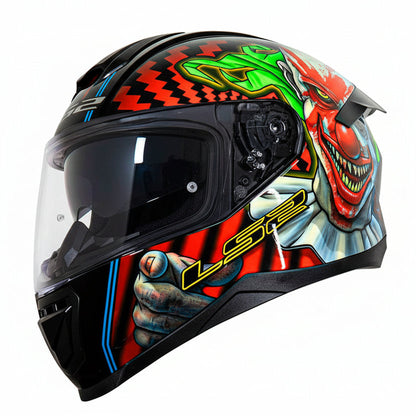LS2 FF353 RAPID HAPPY DREAMS GLOSS BLACK