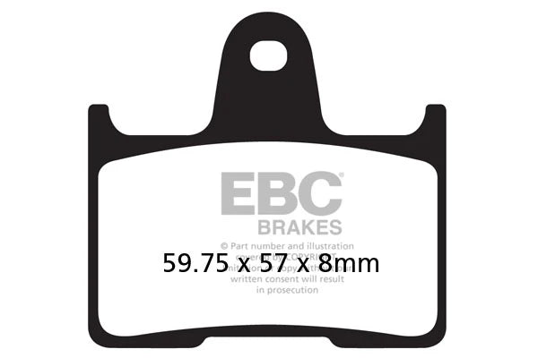 EBC BRAKES – FA254HH FULLY SINTERED – (REAR)