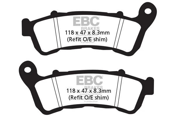 EBC BRAKES– FA388HH FULLY SINTERED – (FRONT)