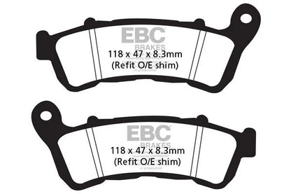 EBC BRAKES– FA388HH FULLY SINTERED – (FRONT)